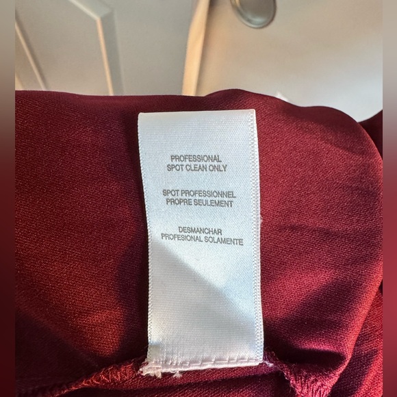 City Triangles Burgundy Long Dress in Size 1 - Picture 5 of 7